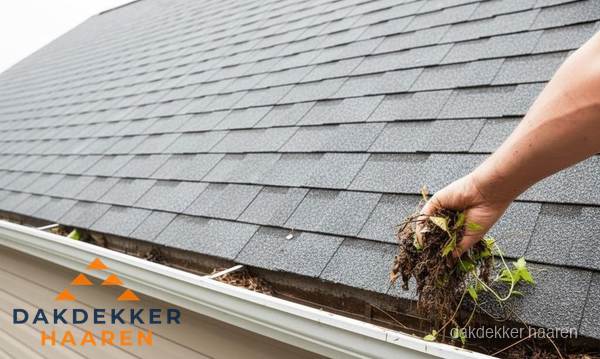 Dakgoot reiniging met de hand in Haaren Dakgoot reiniging met de hand in Haaren